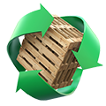 Logo entreprise recyclage de palette